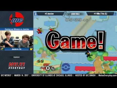 UIC Weekly [3/14/17] - JustJoe (Falco) vs. Ville | Trix (Pikachu) - SSBM - Grand Finals