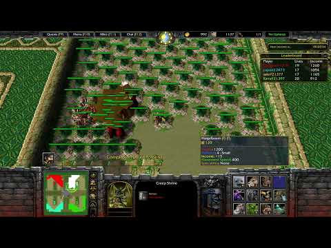 Shango Tower Wars v1.8E #41 NATURE vs NAGA 2022 - Warcraft 3