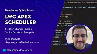 Schedule Apex Jobs with Lighting Web Components | Developer Quick Takes