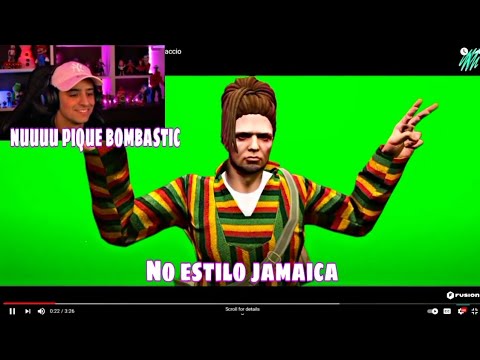 CORINGA REAGINDO NO  ESTILO JAMAICA 💚