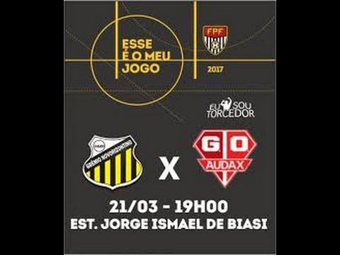Novorizontino x Audax  AO VIVO EM HD  21/03/2017  19h00