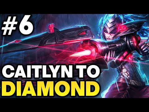 Caitlyn Unranked to Diamond #6 - Season 13 Caitlyn Gameplay - Caitlyn ADC Gameplay Guide
