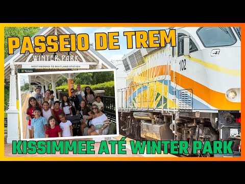 PASSEIO DE TREM EM ORLANDO | WINTER GARDEN
