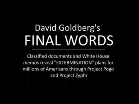 David Goldberg's FINAL WORDS: This is the man that predicted Covid as well as Donald Trump