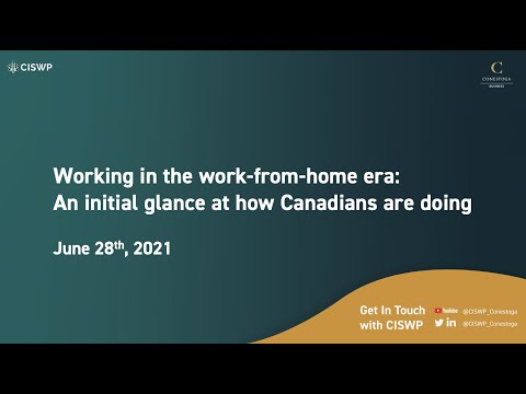 
<span>Working in the Work-from-Home era: An Initial Glance at How Canadians are doing</span>
