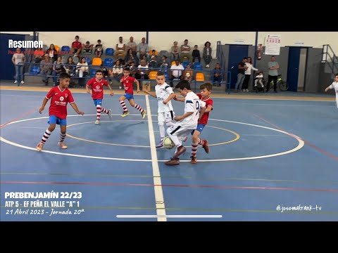 PREBENJAMÍN J20ª 22/23 🎥 RESUMEN ATLÉTICO PUEBLONUEVO 5 - EF PEÑA EL VALLE “A” 1 (21 Abril 2023)