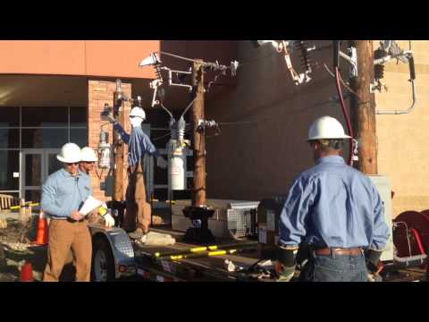 High voltage demo, courtesy of Poudre Valley REA.