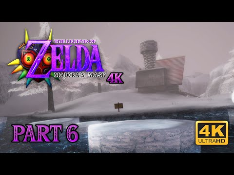 Zelda Majora's Mask 3D 4K 100% Walkthrough - Part 6 (Snowhead & Goron Village)