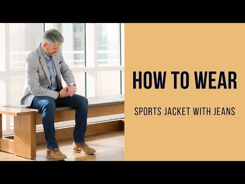How to wear a sports jacket with jeans - lookbook