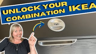 Forgot Your Combination? How To UNLOCK Your Ikea Filing Cabinet Combination Lock
