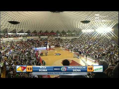 Virtus Acea Roma - montepaschi siena finale gara5 1st half