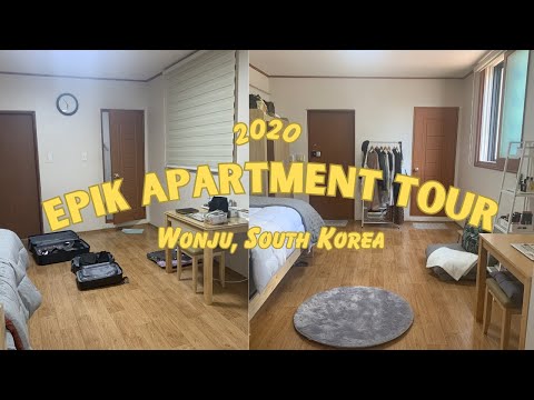 My Studio apartment tour in rural Korea | EPIK Spring 2020 | Odessa G