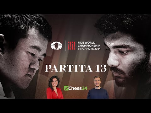 GUKESH vs DING - Partita 13 | MATCH del Campionato del Mondo di Scacchi FIDE 2024