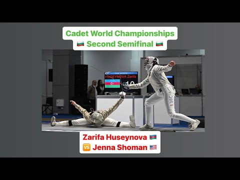 Cadet Worlds 2023 CWS - L4 - Zarifa Huseynova AZE v Jenna Shoman USA