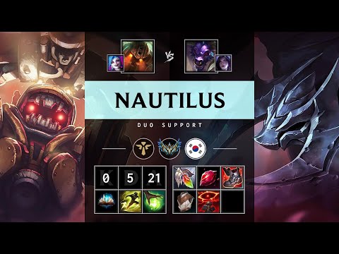 Nautilus Support vs Alistar - KR Challenger Patch 25.20