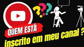 Como descobrir quem está inscrito em meu canal do youtube (descubra em poucos segundos😉)