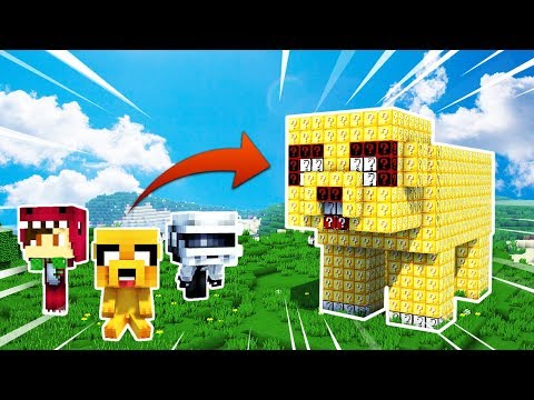 ¡EL DESAFÍO DEL PERRO DE LUCKY BLOCKS! ¿QUIÉN GANARÁ? 😂 CARRERA LUCKY BLOCKS #1