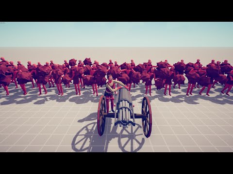 🔥 TABS | RAPID FIRE GATLING GUN vs UNITS! Totally Accurate Battle Simulator TABS 🔥