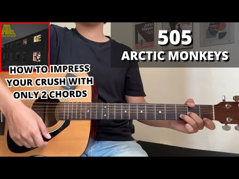 505 - Arctic Monkeys (Guitar Tutorial) No Capo! Easy Chords For Beginner!
