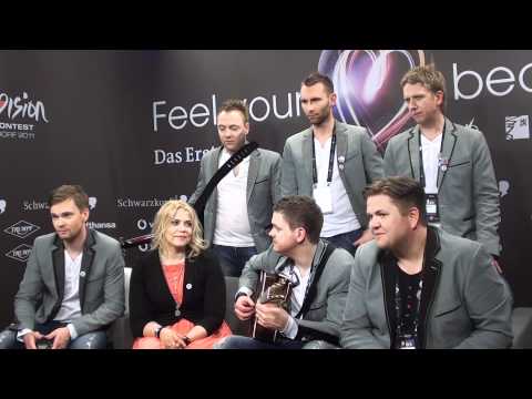 Interview with Sjonni's Friends (ESC 2011 Iceland)