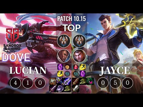 SB Dove Lucian vs Jayce Top - KR Patch 10.15