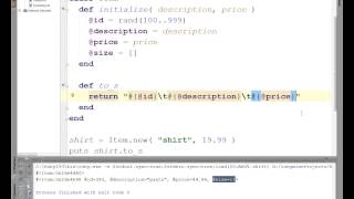 Download the video "Ruby II - Classes 2 - Lecture 5"