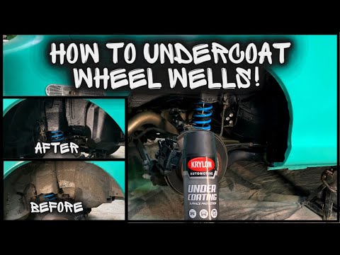 HOW TO UNDERCOAT WHEEL WELLS. ALL IN THE DETAILS!