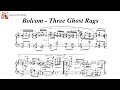 Bolcom - 3 Ghost Rags (Jacobs, Cazal, Myer)