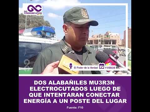 DOS ALBAÑILES FALLECEN POR DESCARGA ELÉCTRICA EN SANTA ROSA DE MAPIRI