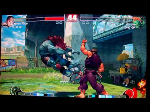 Shadow Hado (Ryu) VS dfw jay (Blanka) SF4 G1 Championship XBL