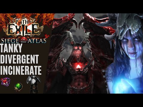Path of Exile 3.19 - Tanky Divergent Incinerate build - Kalandra - PoE 3.19