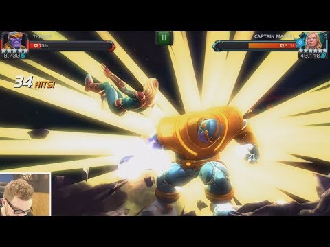 Captain Marvel & Nick Fury Uncollected Final Boss Fights - Marvel Contest of Champions