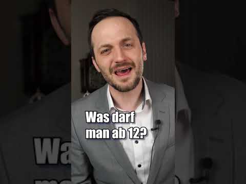 Was darf man ab 12 Jahren? Herr Anwalt #Shorts
