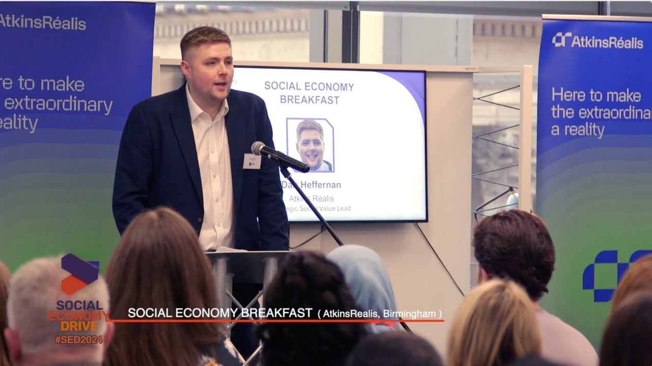 Dan Heffernan | AtkinsRéalis on Corporate Responsibility at Social Economy Drive 2024