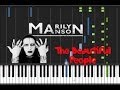 Marilyn Manson - The Beautiful People [Piano ...
