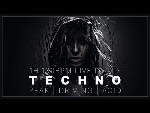 1hr Peak Time Techno at 130 BPM | niddelicious Live DJ Set 🔥