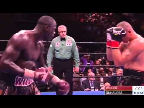 Deontay Wilder Defeats Johann Duhaupas In The 11th Round With A TKO! (35-0, With 34 KO's)