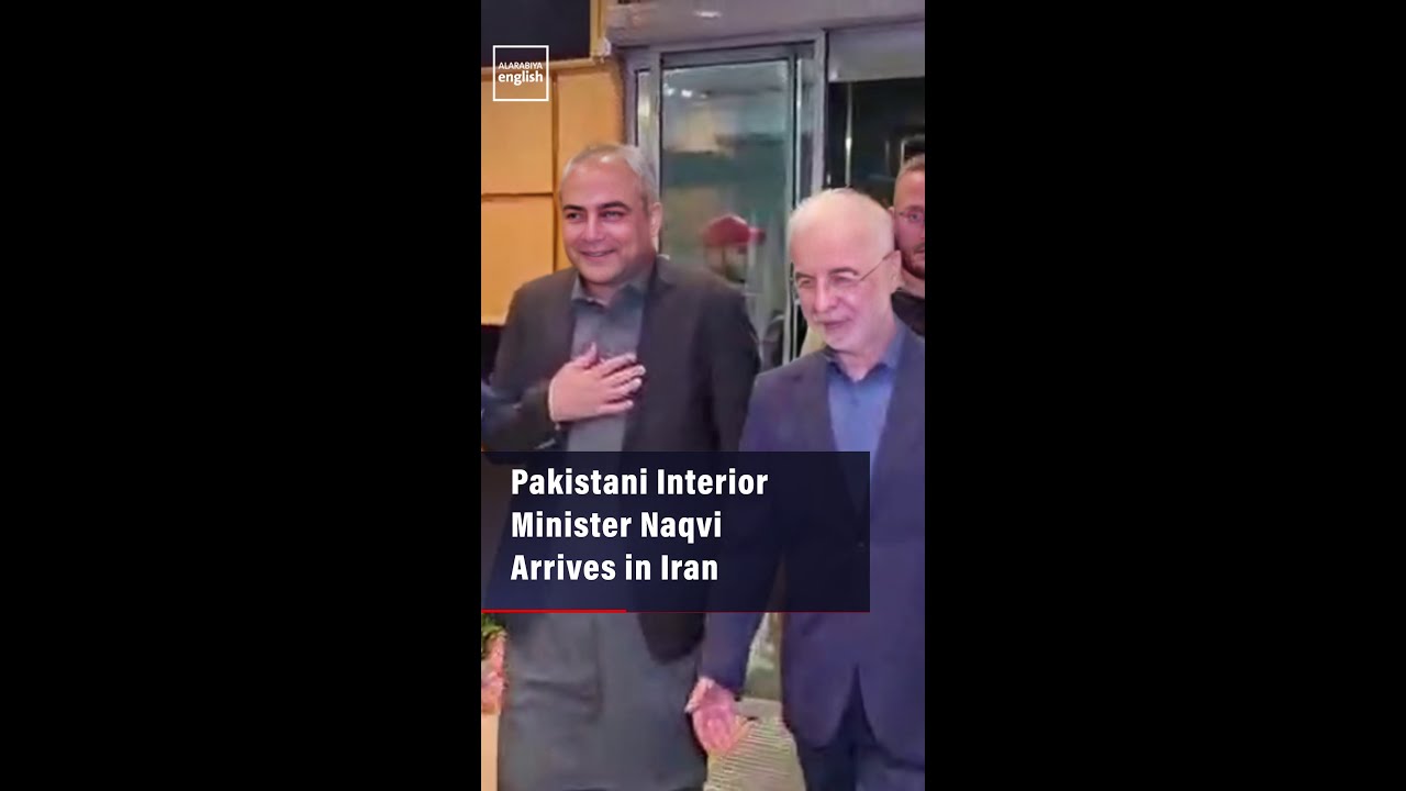Video | Pakistani Interior Minister Naqvi Arrives in Iran