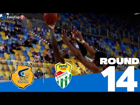 Gran Canaria edges Bursaspor! | Round 14, Highlights | 7DAYS EuroCup