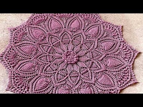 Crochet Mandala ANEMONE   Rows 36-39