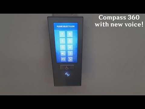 Otis Compass 360 Destination Dispatch Traction Elevators at Columbia West Building - Bellevue WA