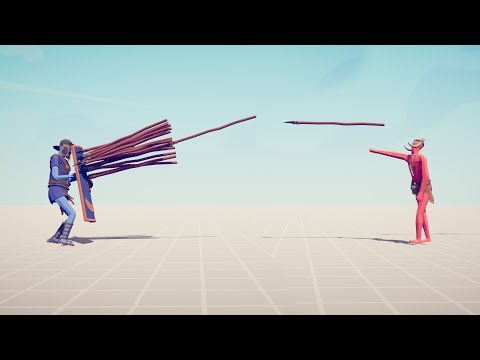 RAPID FIRE SPEAR THROWER vs EVERY UNIT - Totally Accurate Battle Simulator TABS