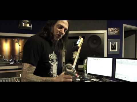 Peter Tägtgren at Abyss studio for  Skills in pills album recording (Lindemann)