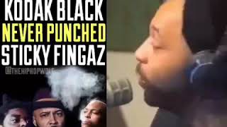 Joe Budden tells a different version of Kodak Black Sticky Fingaz fight