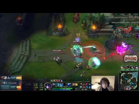Meteos channeling his inner Xmithie Sejuani Ult - League of Legends