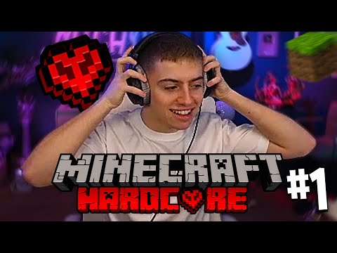 THE MINECRAFT ADVENTURE ON A SINGLE LIFE!  ❤️ (Minecraft Hardcore Adventure #1)