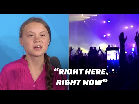 Quand Fatboy Slim sample Greta Thunberg à l'ONU