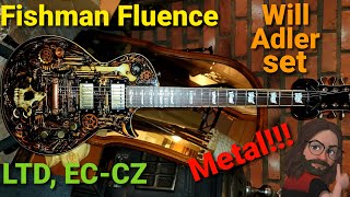 Video thumbnail for Fishman Fluence, Will Adler signature pickups, in my LTD, EC-CZ. by Chris Tompkins