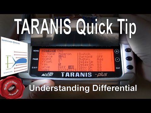 FrSky TARANIS Quick Tip – Explaining Differential (Diff)