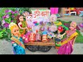 Barbie Doll All Day Routine In Indian Village/Radha Ki Kahani Part -276/Barbie Doll Bedtime Story||